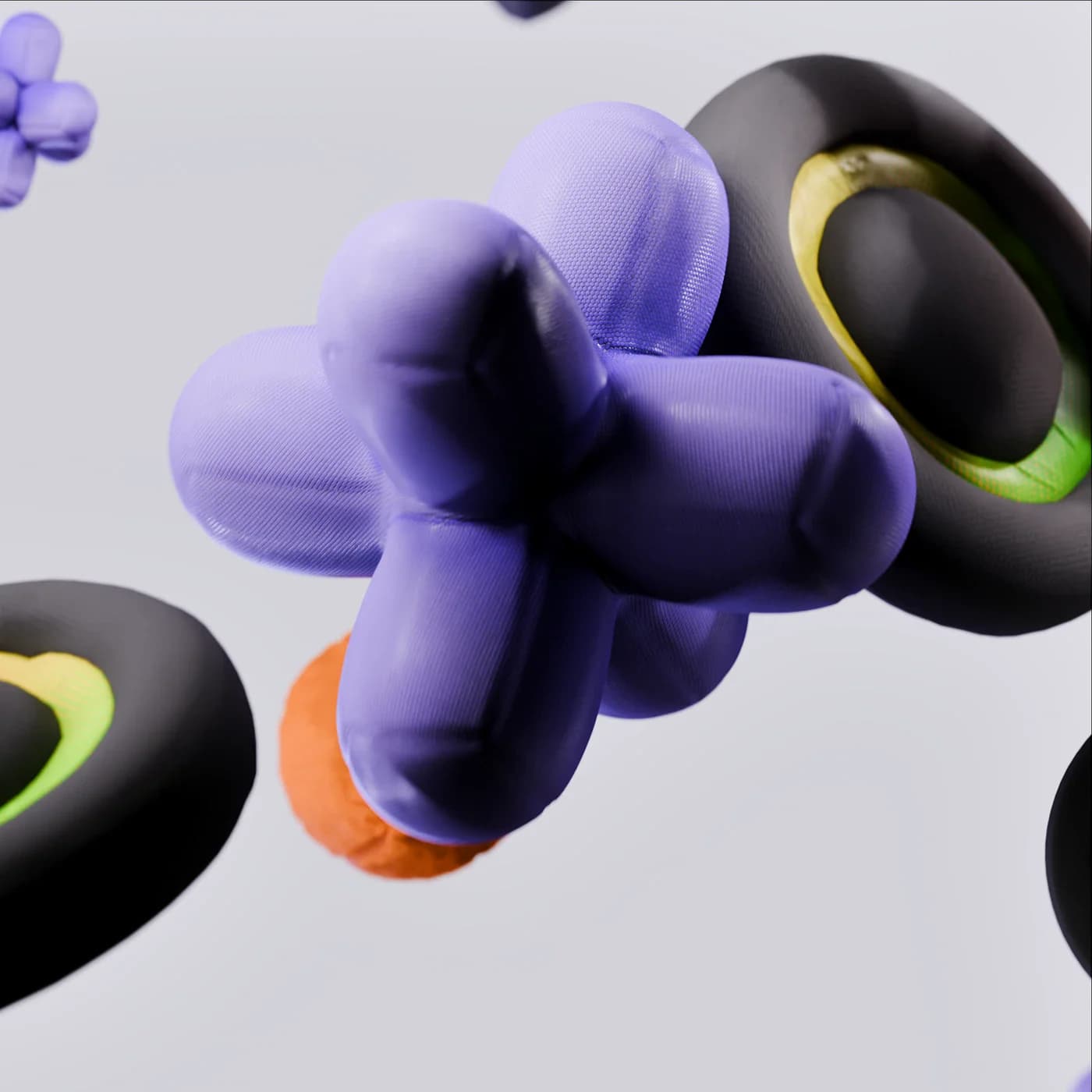 InfinitePay Lightness material study in 3D
